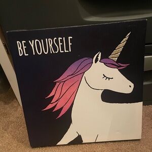 Source Unknown Unicorn Art - Purple and Pink